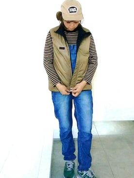 「ボーター」｜「アイテム（その他）」を使った、nさん（レディース・158cm）の秋コーディネート