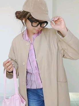 「mysty woman（ミスティウーマン）のアイテム（その他アウター）」を使った、nさん（レディース・158cm）の冬コーディネート