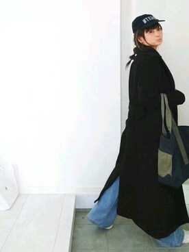 「BRIXTON（ブリクストン）のアイテム」を使った、nさん（レディース・158cm）の冬コーディネート