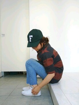 「Chloro sister（クロロシスター）のアイテム」を使った、nさん（レディース・158cm）の夏コーディネート