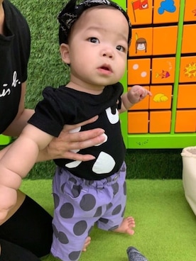 「9ヶ月」｜「アイテム（その他）」を使った、nohana＊＊＊kent さん（キッズ・70cm）の秋コーディネート