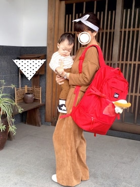 「赤ちゃん」｜「アイテム（雑貨/ホビー）」を使った、nohana＊＊＊kent さん（レディース・159cm）の秋コーディネート