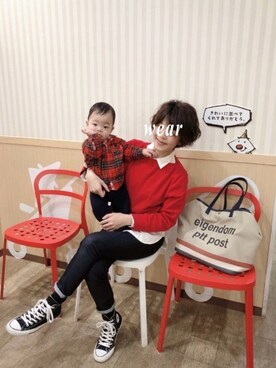 「COOMB（クーム）のアイテム（バッグ）」を使った、nohana＊＊＊kent さん（レディース・159cm）の秋コーディネート