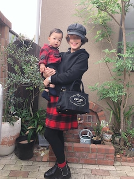 「ELVIO ZANON（エルビオザノン）のアイテム」を使った、nohana＊＊＊kent さん（レディース・159cm）の冬コーディネート