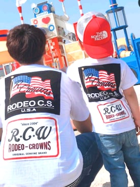 「Rodeo Crowns（ロデオクラウンズ）のアイテム」を使った、eriiさん（キッズ・110cm）の春コーディネート