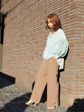 「DRWCYS（ドロシーズ）のアイテム」を使った、NARUMIさん（レディース・161cm）の冬コーディネート