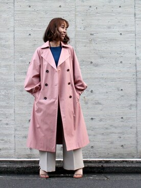 「DRWCYS（ドロシーズ）のアイテム（ジャケット/アウター）」を使った、NARUMIさん（レディース・161cm）の冬コーディネート