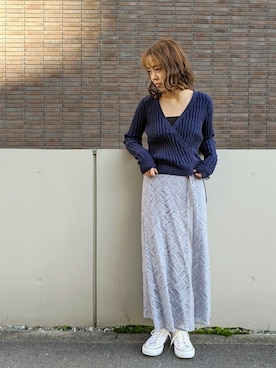 「DRWCYS（ドロシーズ）のアイテム」を使った、NARUMIさん（レディース・161cm）の春コーディネート