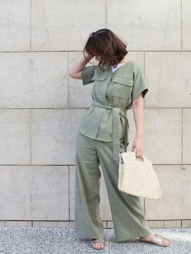 「DRWCYS（ドロシーズ）のアイテム」を使った、NARUMIさん（レディース・161cm）の春コーディネート