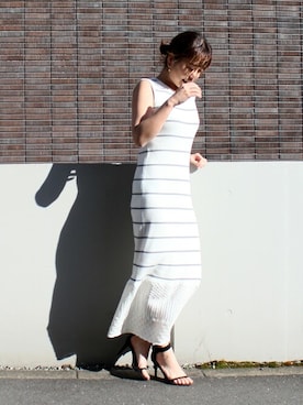 「DRWCYS（ドロシーズ）のアイテム」を使った、NARUMIさん（レディース・161cm）の春コーディネート