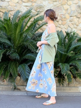 「DRWCYS（ドロシーズ）のアイテム」を使った、NARUMIさん（レディース・161cm）の春コーディネート