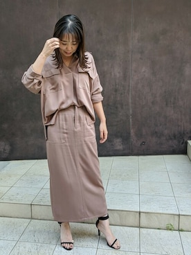 「DRWCYS（ドロシーズ）のアイテム」を使った、NARUMIさん（レディース・161cm）の秋コーディネート