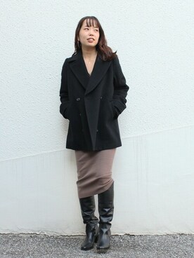 「DRWCYS（ドロシーズ）のアイテム（ジャケット/アウター）」を使った、NARUMIさん（レディース・161cm）の秋コーディネート