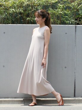 「DRWCYS（ドロシーズ）のアイテム（ワンピース/ドレス）」を使った、NARUMIさん（レディース・161cm）の夏コーディネート