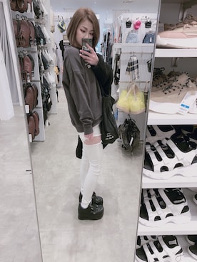 「GYDA（ジェイダ）のアイテム（その他アウター）」を使った、Tsub☺︎ta"さん（レディース・156cm）の春コーディネート
