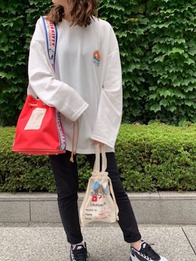 「sanrio（サンリオ）のアイテム」を使った、Dailyrusset ECさん（レディース・156cm）の秋コーディネート