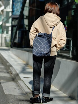 「Daily russet（デイリー ラシット）のアイテム」を使った、Dailyrusset ECさん（レディース・154cm）の冬コーディネート