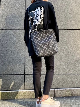 「Daily russet（デイリー ラシット）のアイテム」を使った、Dailyrusset ECさん（レディース・156cm）の冬コーディネート