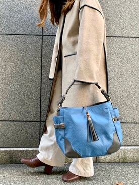 「Daily russet（デイリー ラシット）のアイテム」を使った、Dailyrusset ECさん（レディース・154cm）の冬コーディネート