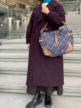 「Daily russet（デイリー ラシット）のアイテム」を使った、Dailyrusset ECさん（レディース・162cm）の冬コーディネート