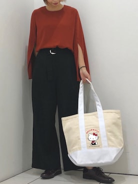 「sanrio（サンリオ）のアイテム」を使った、Dailyrusset ECさん（レディース・162cm）の冬コーディネート