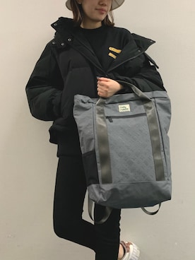 「Daily russet（デイリー ラシット）のアイテム」を使った、Dailyrusset ECさん（レディース・156cm）の冬コーディネート