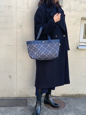 「Daily russet（デイリー ラシット）のアイテム」を使った、Dailyrusset ECさん（レディース・161cm）の冬コーディネート