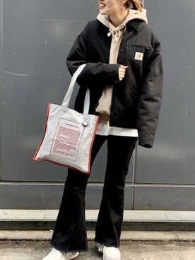 「シアタープロダクツ(THEATRE PRODUCTS)」｜Dailyrusset ECさん（レディース・156cm）の冬コーディネート