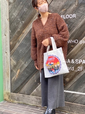 「sanrio（サンリオ）のアイテム」を使った、Dailyrusset ECさん（レディース・161cm）の春コーディネート