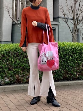 「キャセリーニ」｜Dailyrusset ECさん（レディース・162cm）の春コーディネート