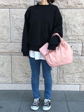 「アイテム（財布）」を使った、Dailyrusset ECさん（レディース・147cm）の春コーディネート