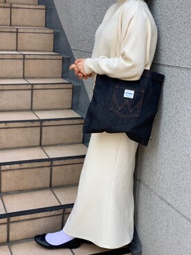 「コラボレーション」｜Dailyrusset ECさん（レディース・154cm）の春コーディネート