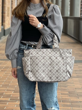 「Daily russet（デイリー ラシット）のアイテム」を使った、Dailyrusset ECさん（レディース・154cm）の春コーディネート