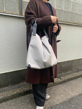 「光沢」｜Dailyrusset ECさん（レディース・161cm）の冬コーディネート