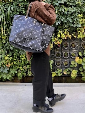 「Daily russet（デイリー ラシット）のアイテム」を使った、Dailyrusset ECさん（レディース・156cm）の冬コーディネート