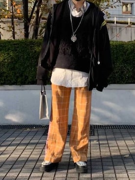 「PHENOMENON（フェノメノン）のアイテム（トップス）」を使った、勇者ううううさん（メンズ・169cm）の冬コーディネート