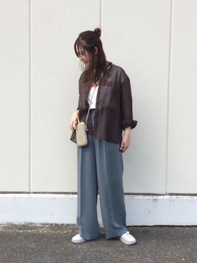 木下　遥さん（レディース・165cm）の夏コーディネート