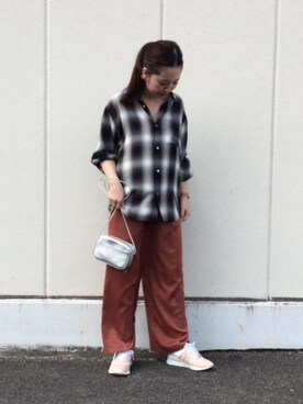 木下　遥さん（レディース・165cm）の夏コーディネート