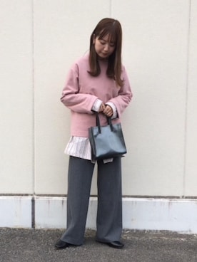 「LAURA DI MAGGIO（ローラディマッジオ）のアイテム」を使った、木下　遥さん（レディース・165cm）の秋コーディネート