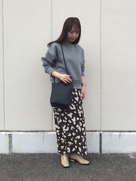 木下　遥さん（レディース・165cm）の秋コーディネート