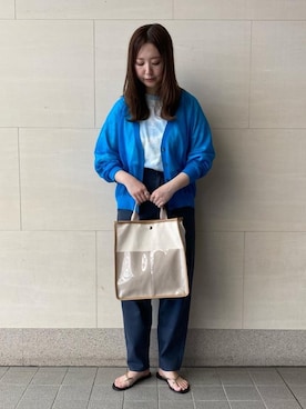 木下　遥さん（レディース・160cm）の夏コーディネート