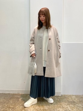 木下　遥さん（レディース・160cm）の冬コーディネート