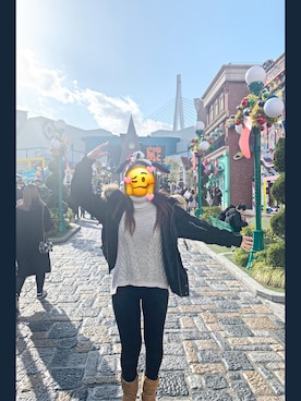 「Libby&Rose（リビーアンドローズ）のアイテム（ジャケット/アウター）」を使った、𝚕𝚒𝚜𝚊 🥑さん（レディース・163cm）の秋コーディネート