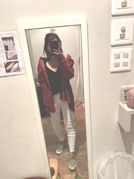 「夢展望（ユメテンボウ）のアイテム（ジャケット/アウター）」を使った、𝚕𝚒𝚜𝚊 🥑さん（レディース・163cm）の秋コーディネート