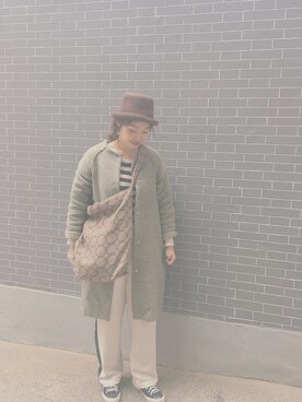 岑小咪さん（レディース・167cm）の春コーディネート