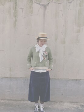 岑小咪さん(レディース・167cm)の春コーディネート