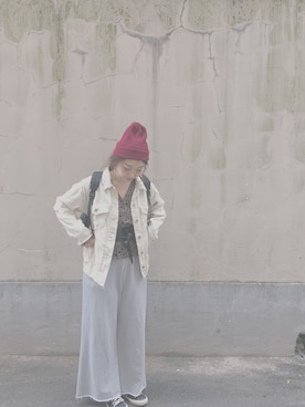 岑小咪さん（レディース・167cm）の春コーディネート