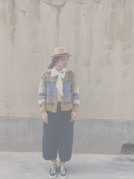 岑小咪さん（レディース・167cm）の春コーディネート