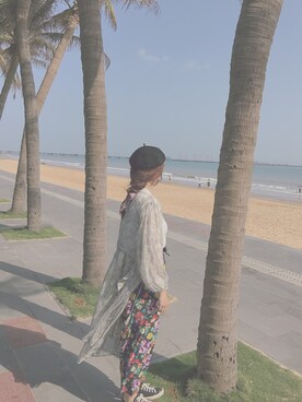 岑小咪さん（レディース・167cm）の春コーディネート