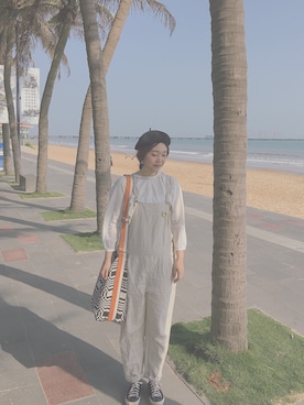 岑小咪さん（レディース・167cm）の春コーディネート